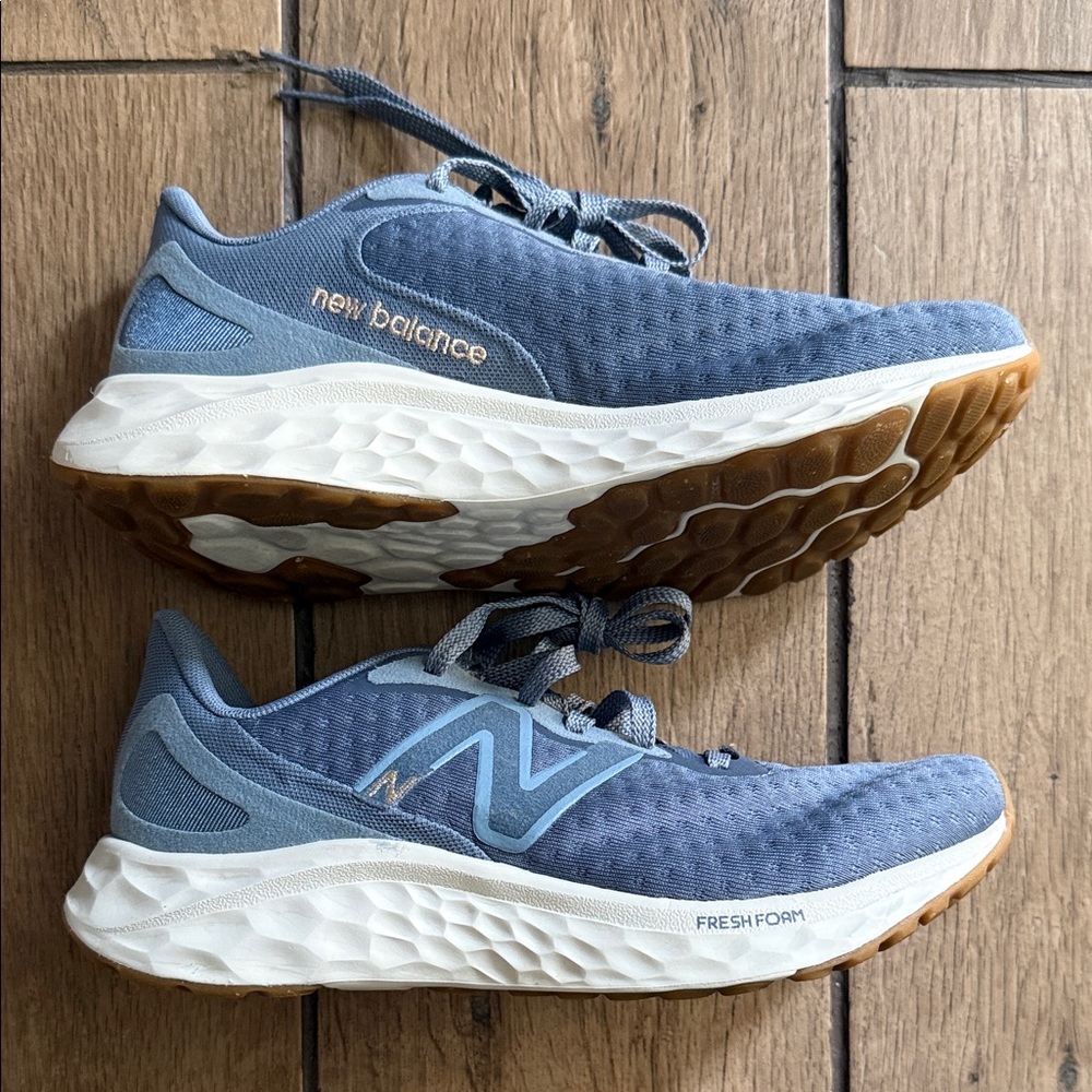 New Balance Blue and White Athletic Shoes